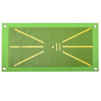 Golf Training Mat for Swing Detection – Portable Practice Mat with Divot Feedback – 24 × 49 cm