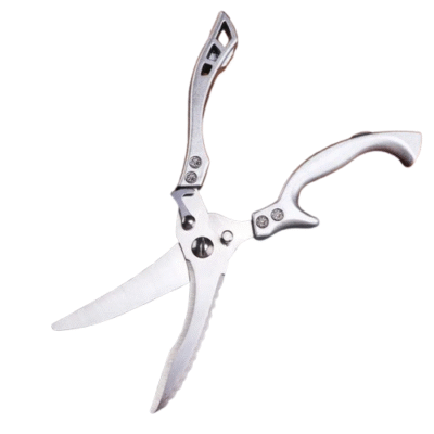Kitchen Scissors and Poultry Shears – Heavy-Duty Stainless Steel with Safety Lock and Ergonomic Handle
