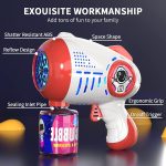 Kids Bubble Machine Toy – Battery-Operated Bubble Blaster for Outdoor Play – Lightweight ABS Design