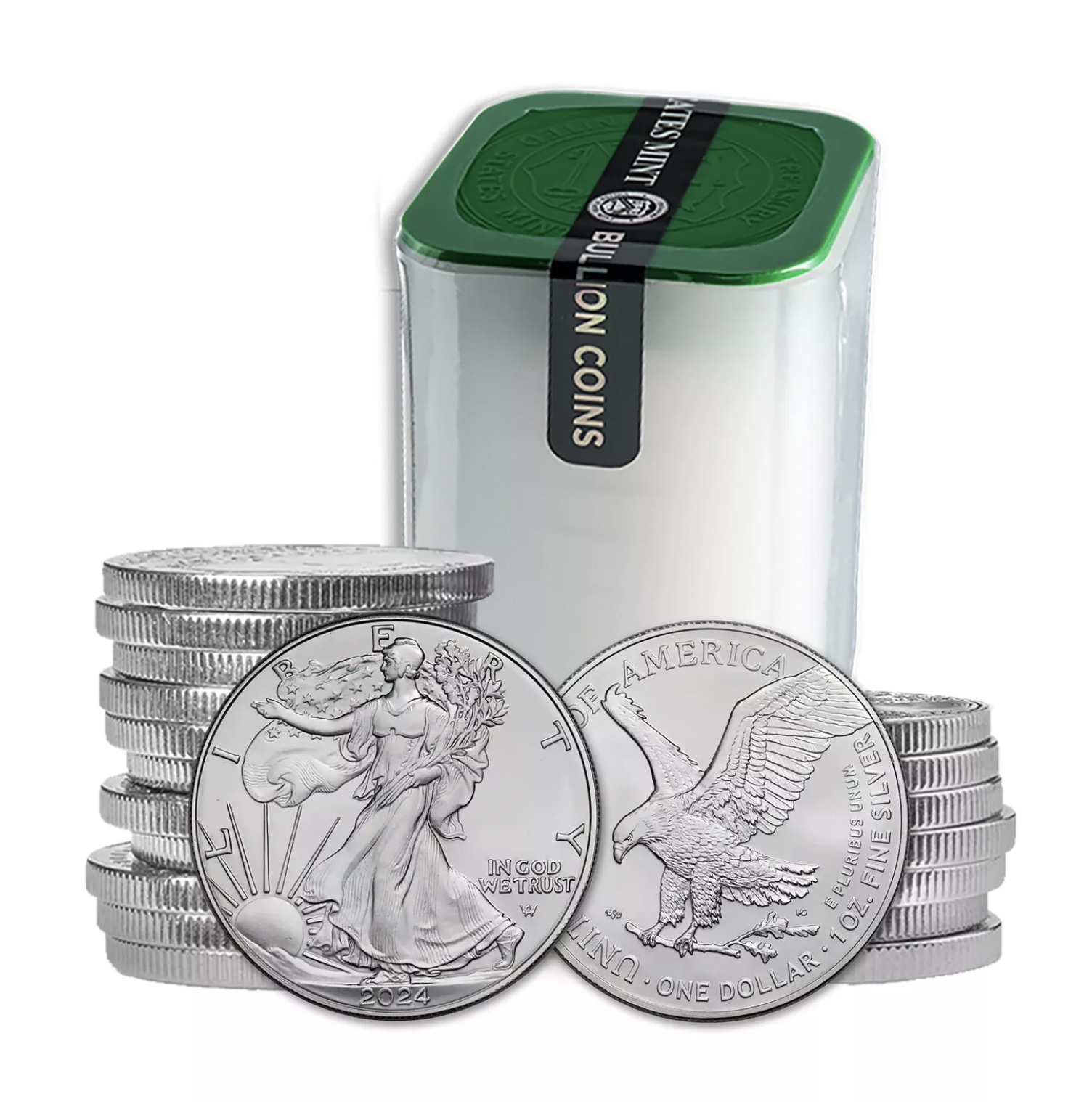 2024 American Coin Eagle Silver Uncirculated 9.999 ( pack of 20 )