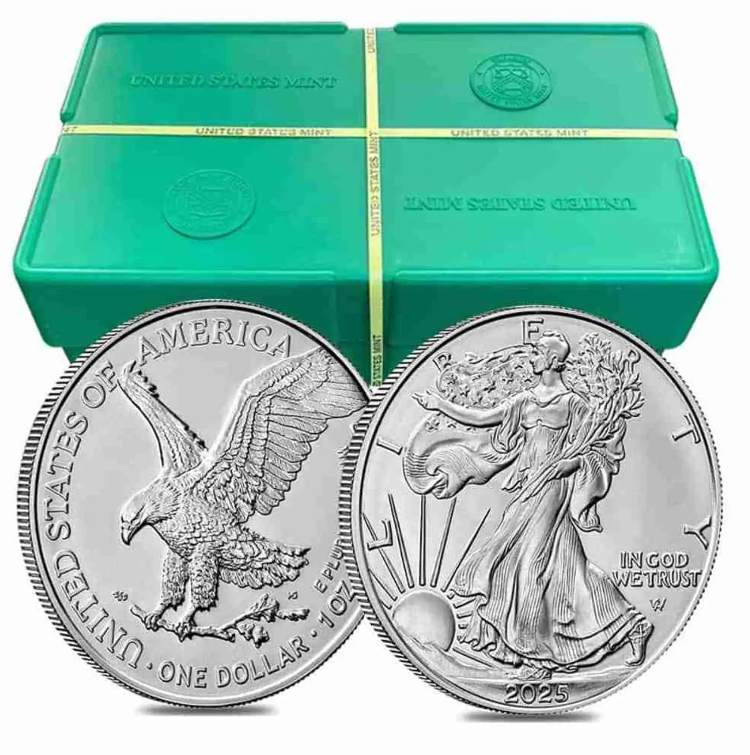 2025 American Coin Eagle Silver Uncirculated 9.999 ( pack of 20 )