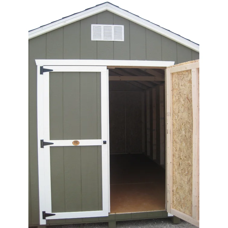 Value 12 ft. W x 18 ft. D Solid and Manufactured Wood Storage Shed