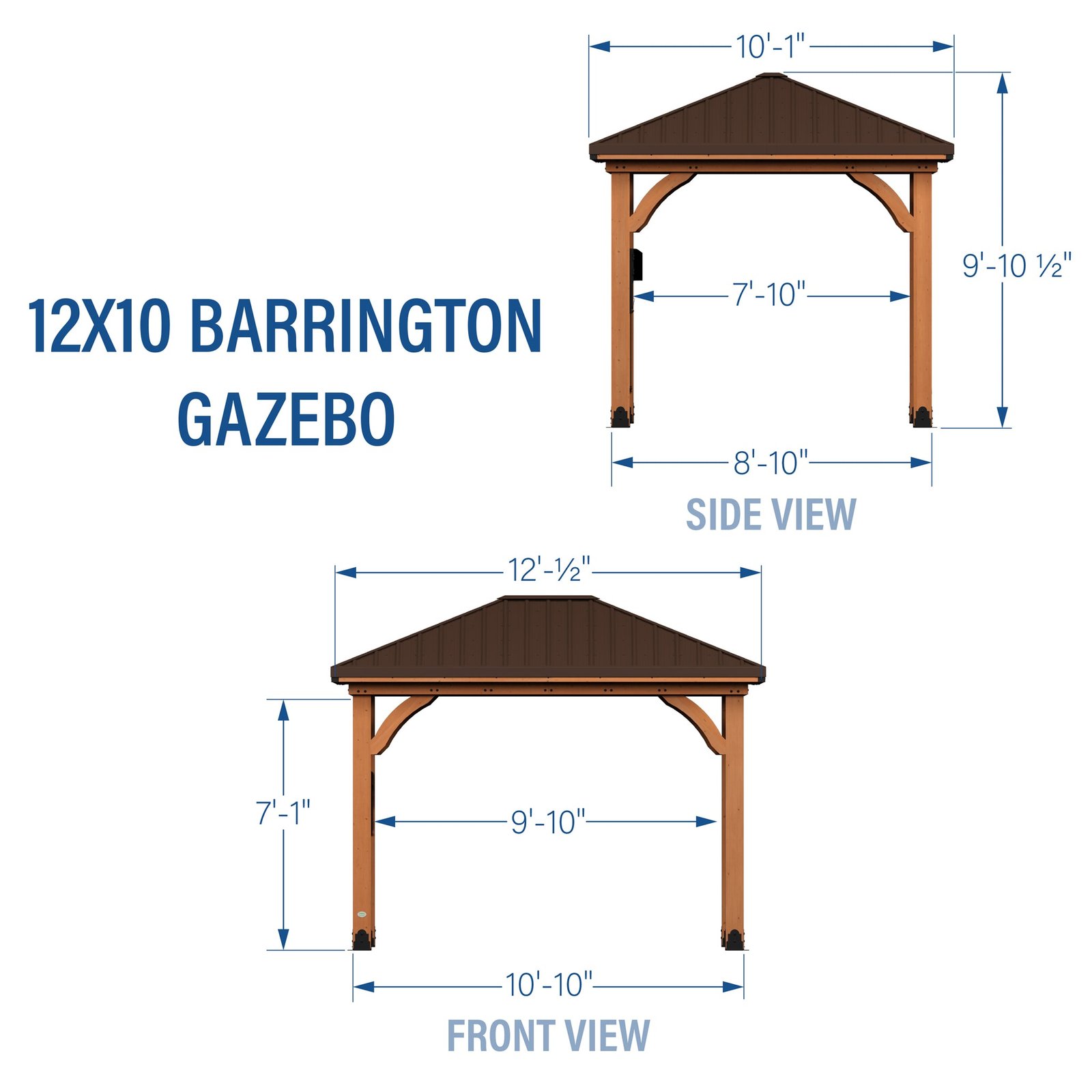 12X10 BARRINGTON GAZEBO