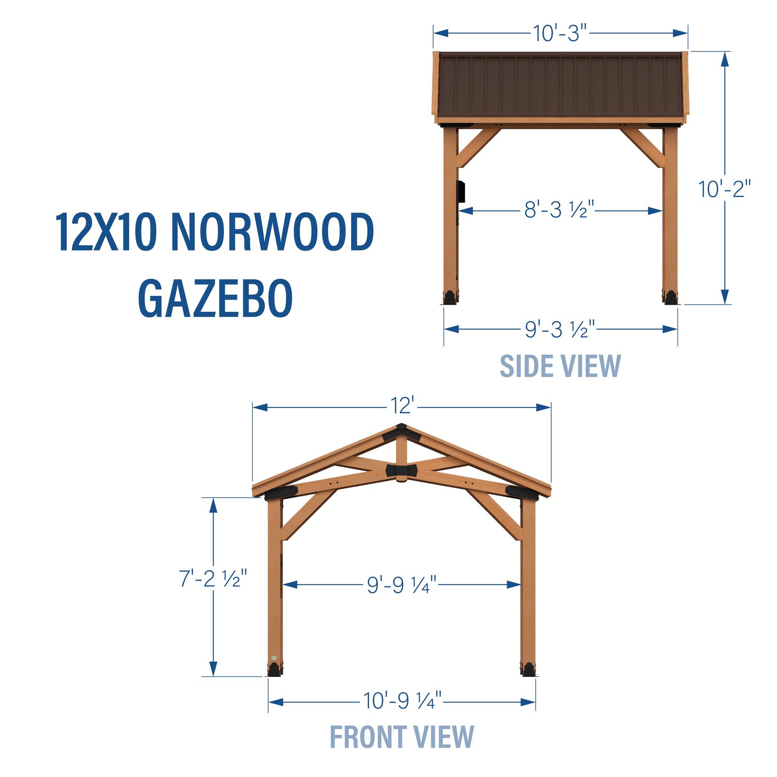 12X10 NORWOOD GAZEBO