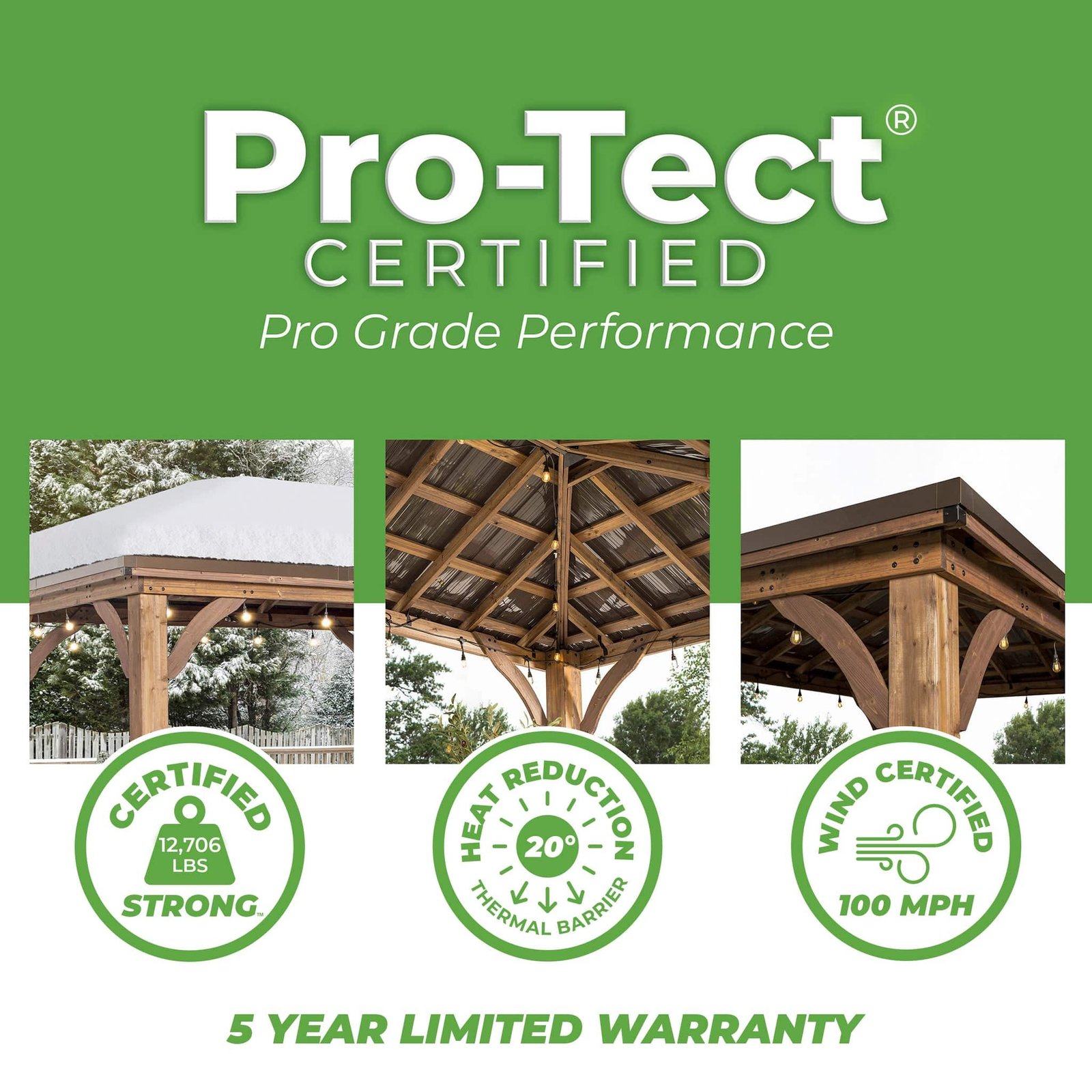 20X12 BARRINGTON GAZEBO/CARPORT