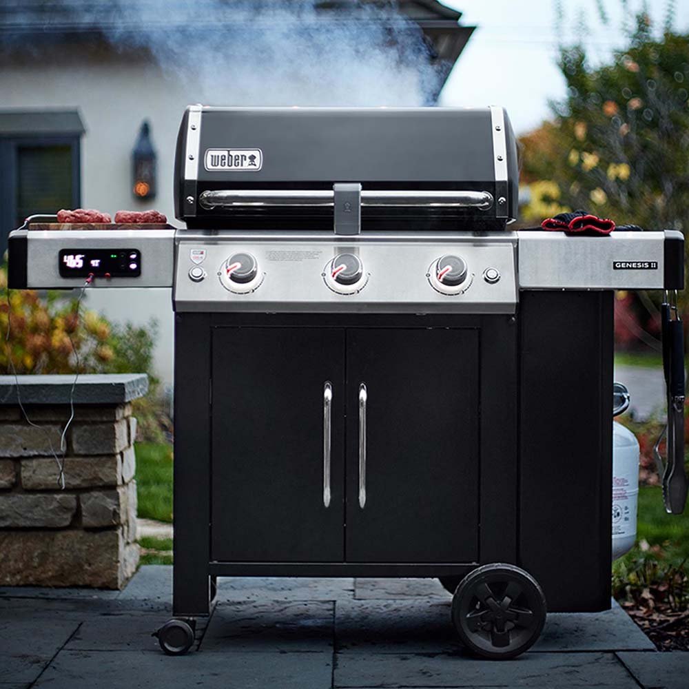 Weber Grills Genesis II EX-315 Smart Propane Gas Grill - Black