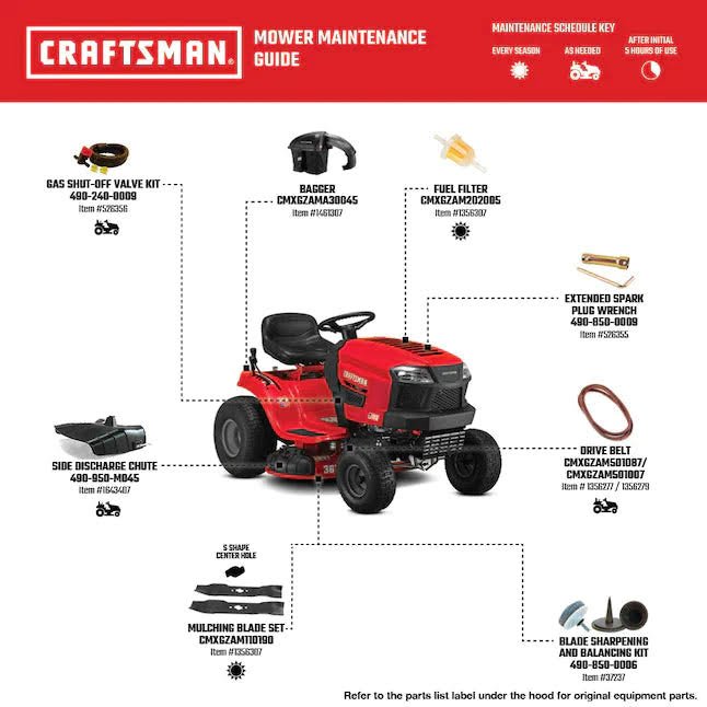Craftsman 42 in. Gear GAS Riding Mower