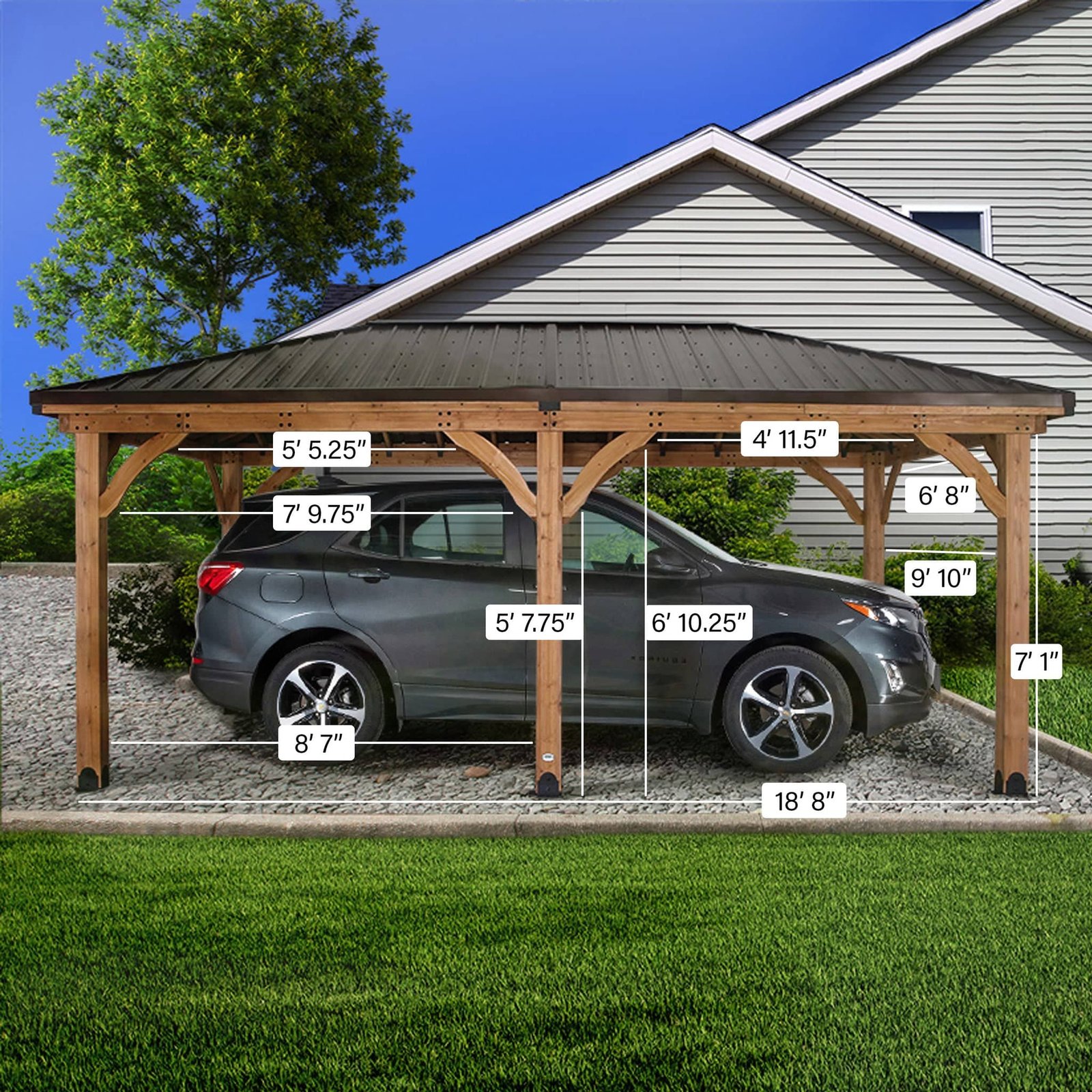 20X12 BARRINGTON GAZEBO/CARPORT