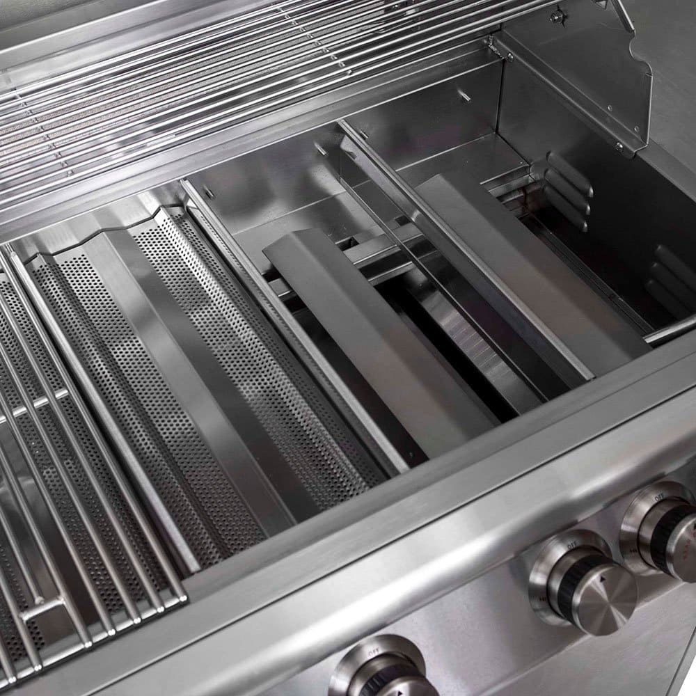 Blaze Grills LTE 40-Inch 5-Burner Built-In Natural Gas Grill with Rear Infrared Burner & Grill Lights