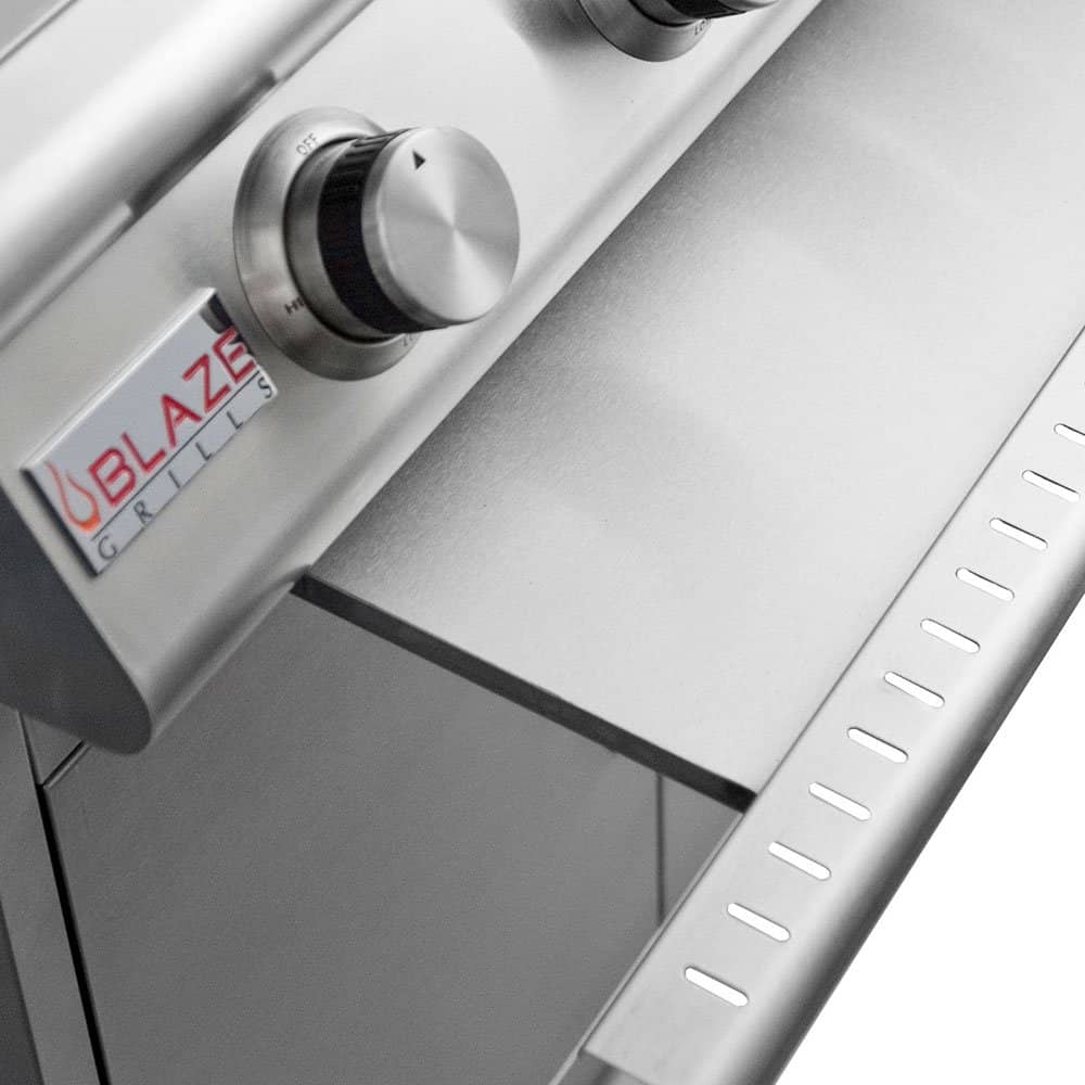 Blaze Grills LTE 40-Inch 5-Burner Built-In Natural Gas Grill with Rear Infrared Burner & Grill Lights