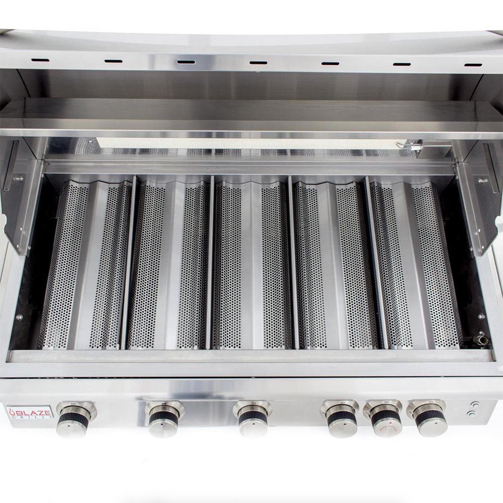 Blaze Grills LTE 40-Inch 5-Burner Built-In Propane Gas Grill with Rear Infrared Burner & Grill Lights