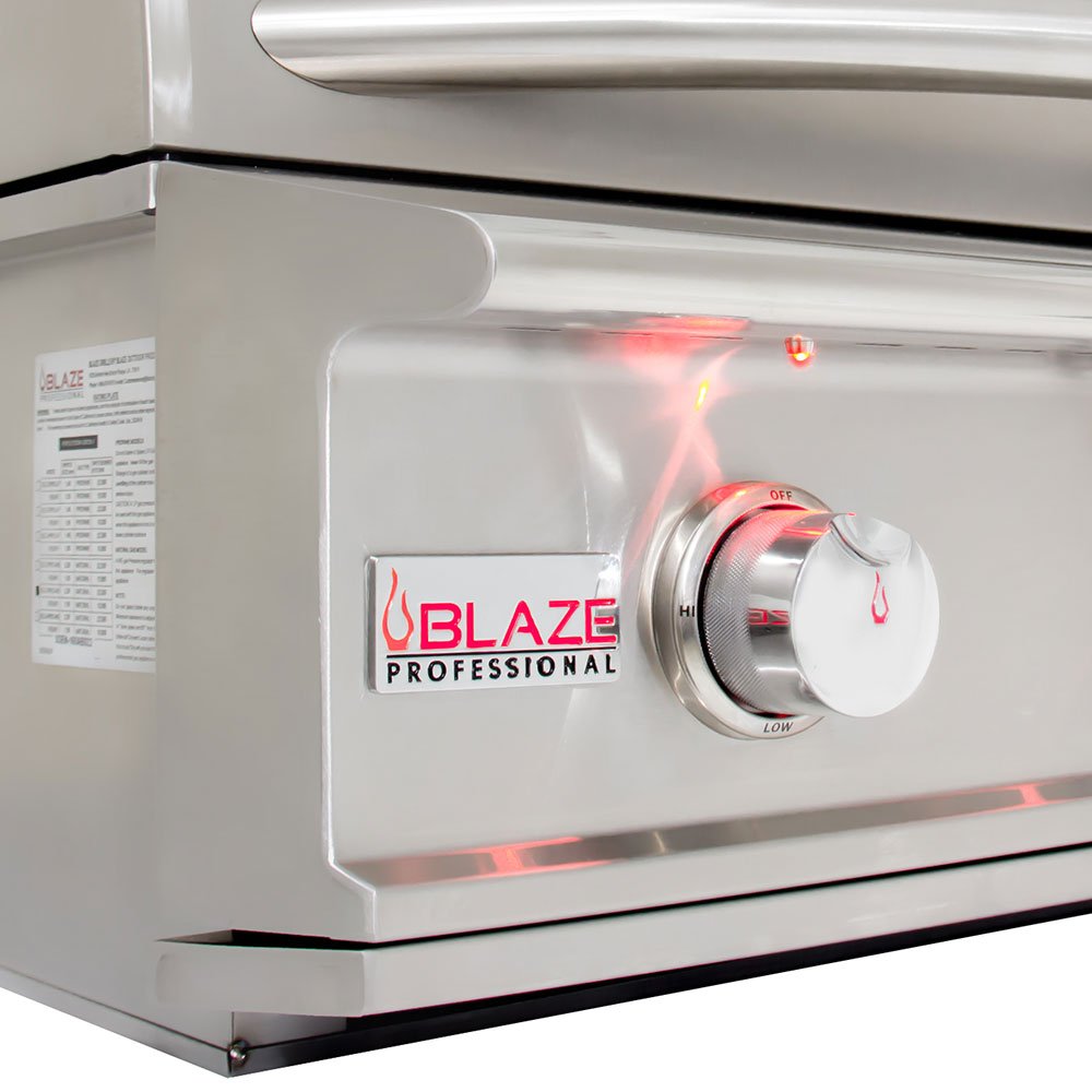 Blaze Grills Professional 34-Inch 3-Burner Built-In Propane Gas Grill with Rear Infrared Burner