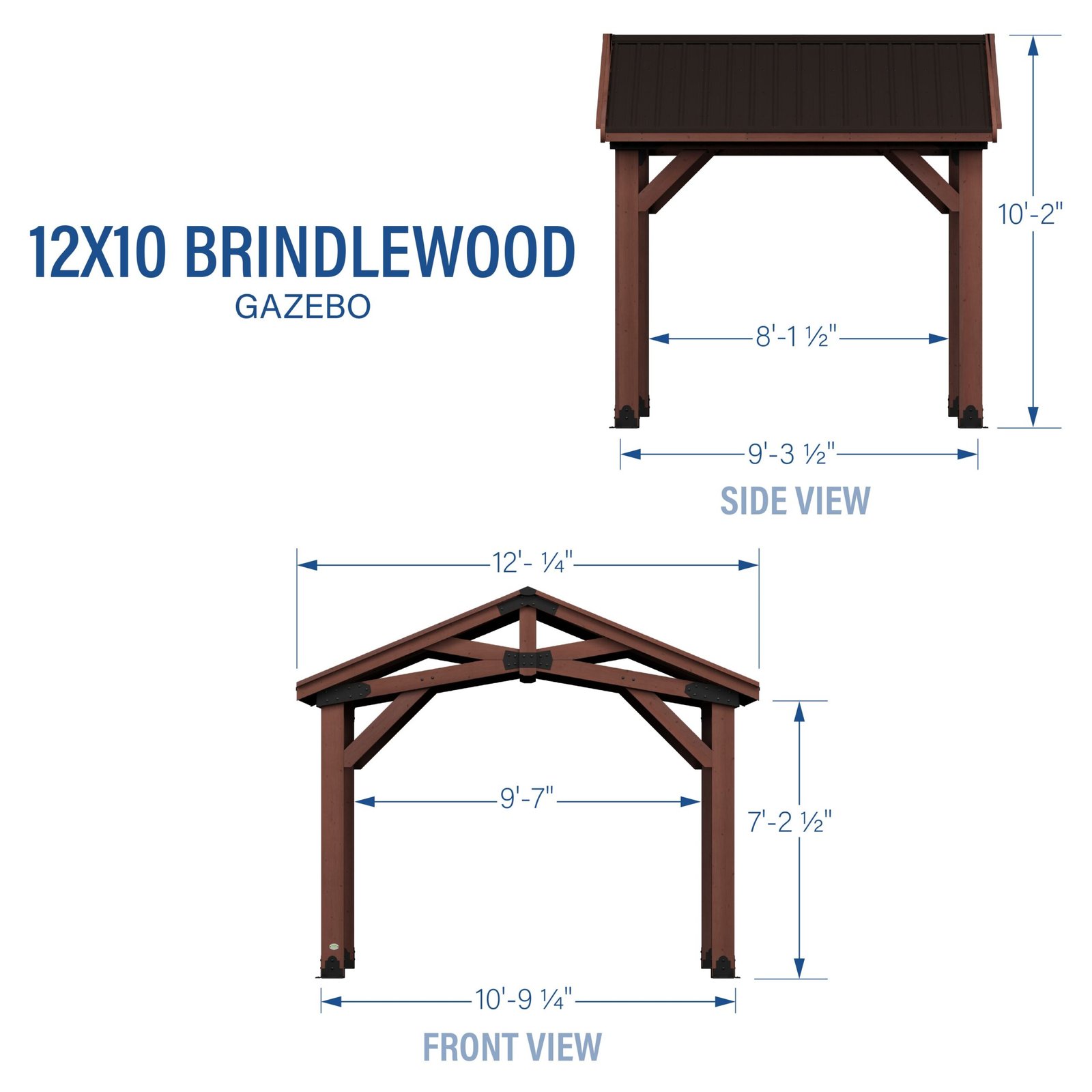 12X10 BRINDLEWOOD GAZEBO