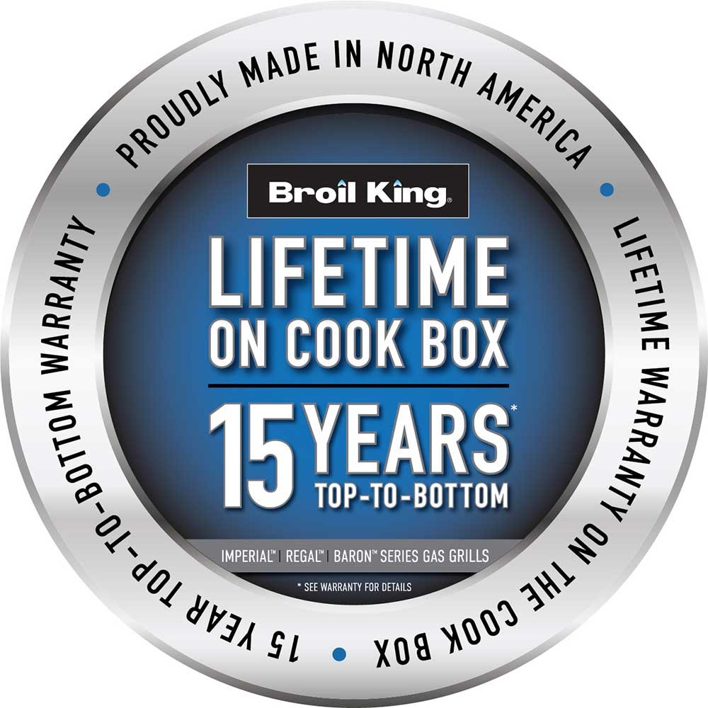 Broil King Regal S490 Pro IR 4-Burner Freestanding Propane Gas Grill with Rear Burner and Infrared Side Burner