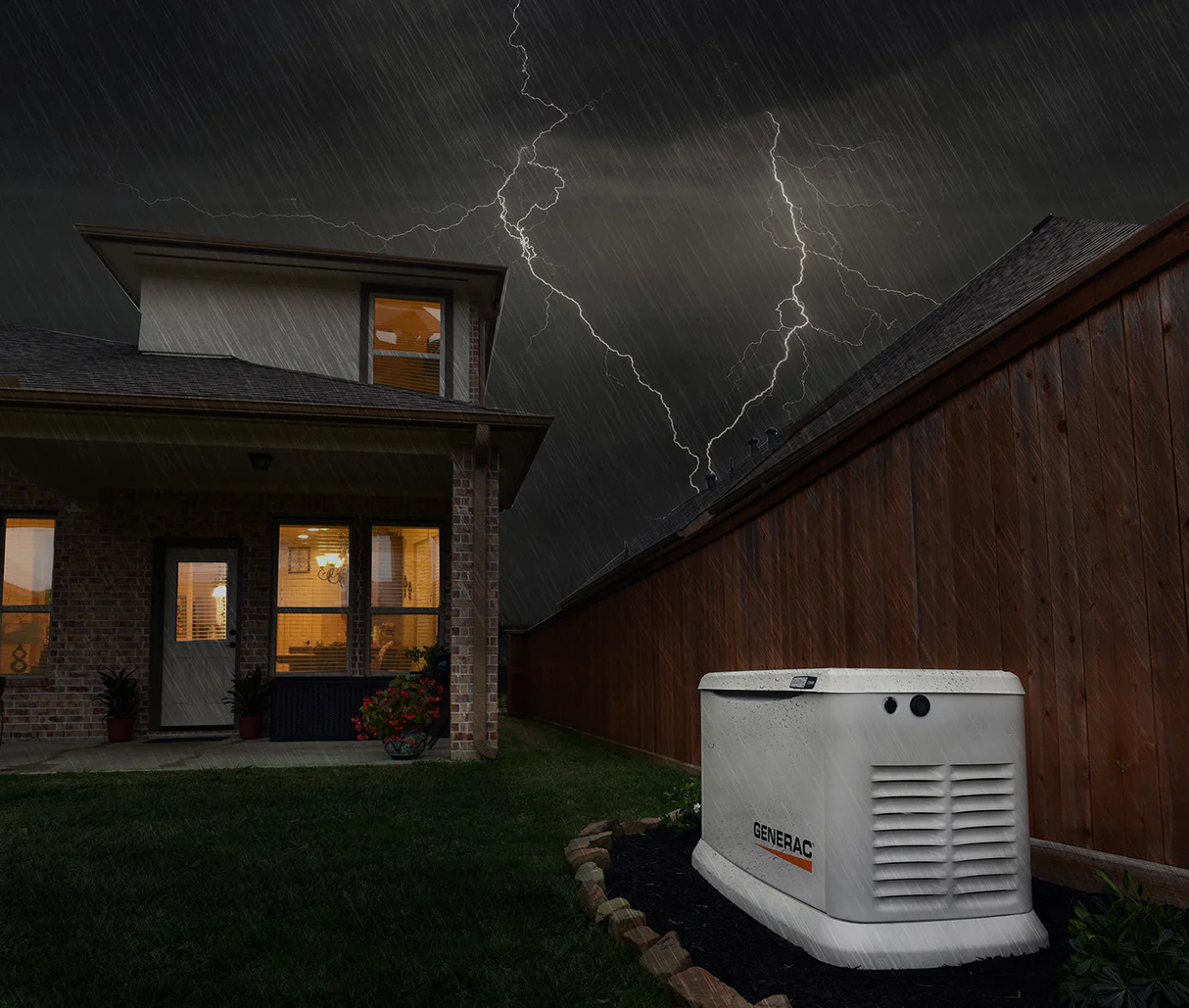 Generac 7210 Guardian 24kW Home Standby Generator with PWRview Transfer Switch Wi-Fi Enabled