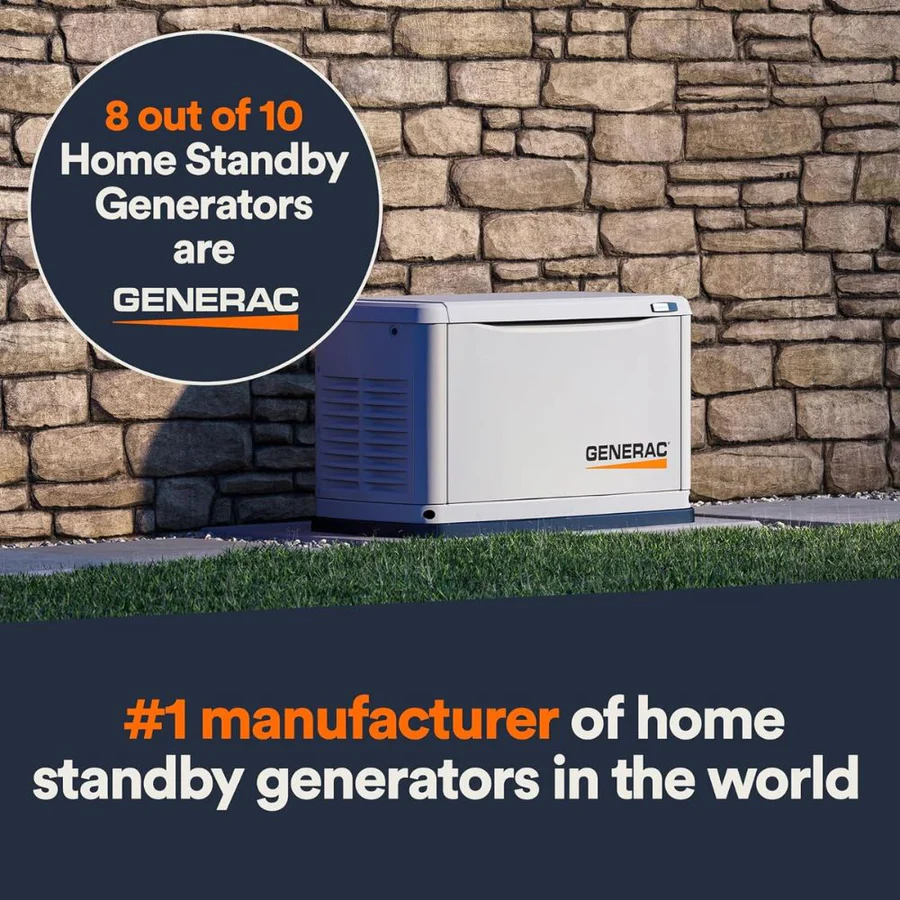 Generac 7228 18kw Home Backup Generator W/ 200a Transfer Switch