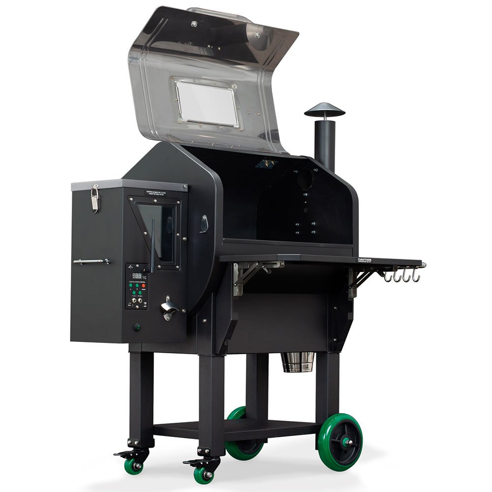 Green Mountain Grills Wi-Fi Controlled Stainless Steel Ledge Prime Plus Freestanding Pellet Grill