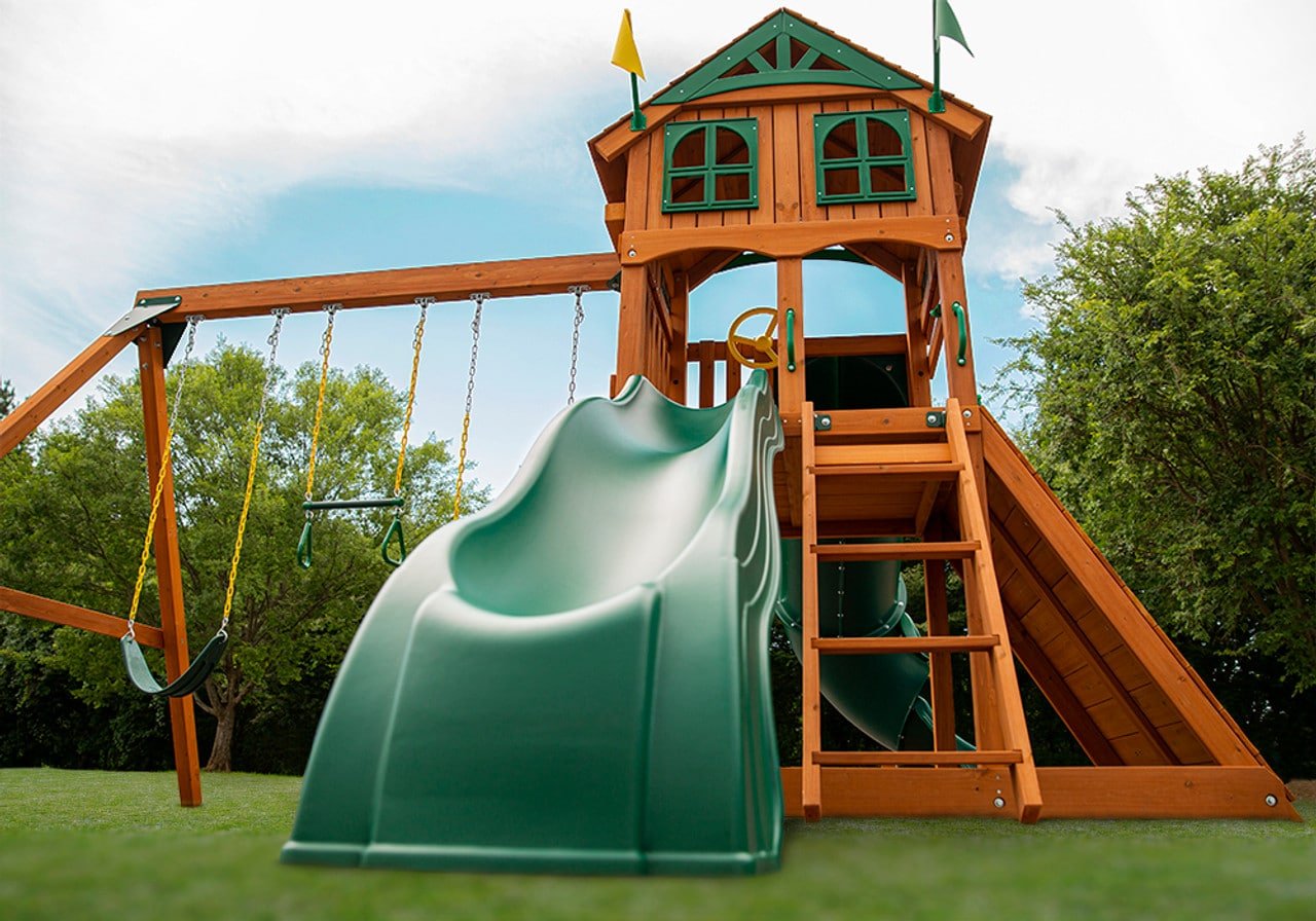 Outing w/ Tube Slide Swing Set