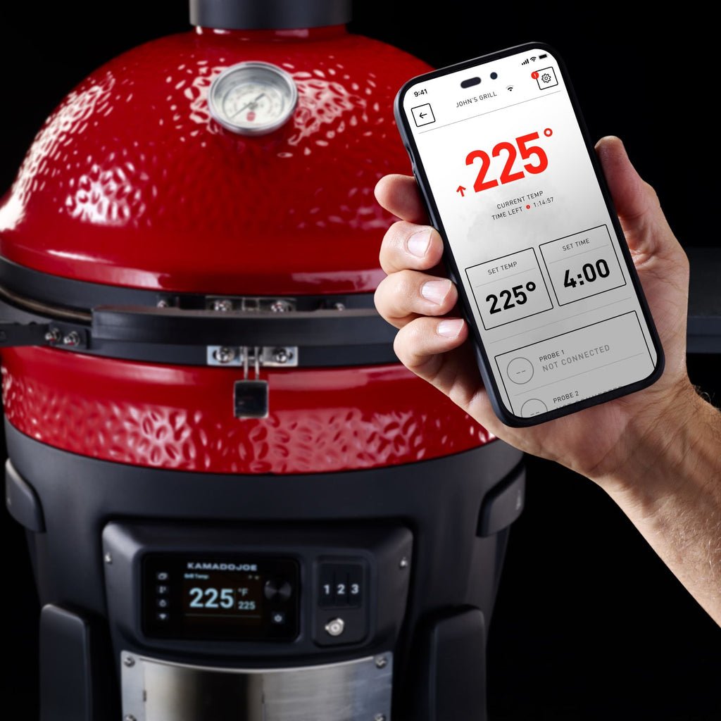 Kamado Joe Konnected Joe Digital 18-Inch Charcoal Ceramic Kamado Grill