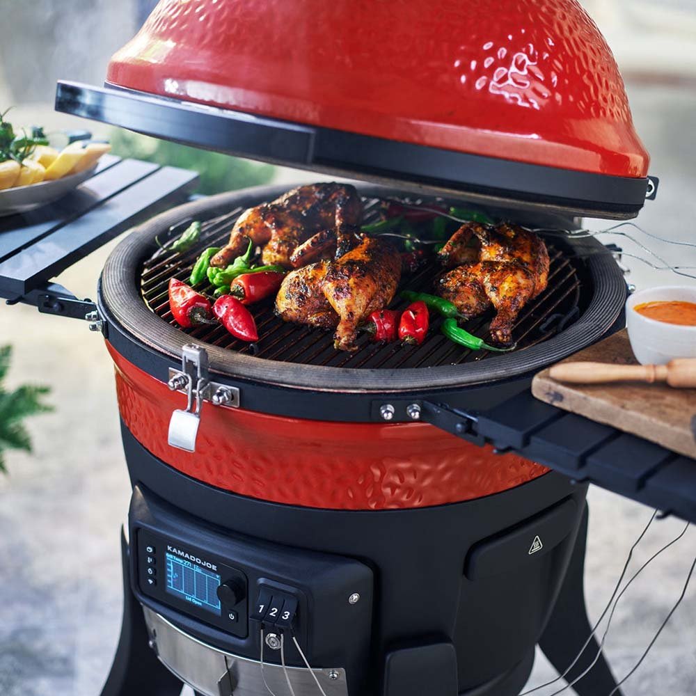 Kamado Joe Konnected Joe Digital 18-Inch Charcoal Ceramic Kamado Grill