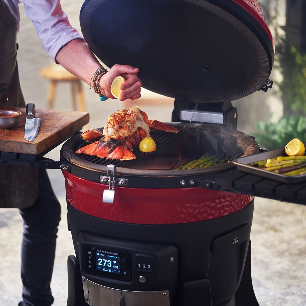Kamado Joe Konnected Joe Digital 18-Inch Charcoal Ceramic Kamado Grill