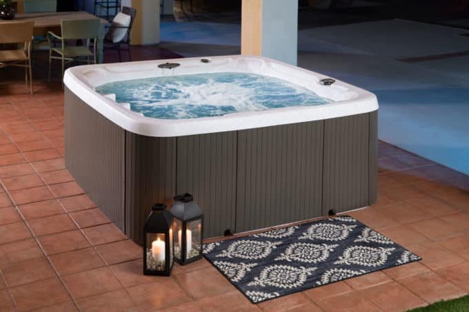 Special Edition Sea Salt / Gray Lifesmart LS700DX 7-Person 90-Jet 220-Volt Spa