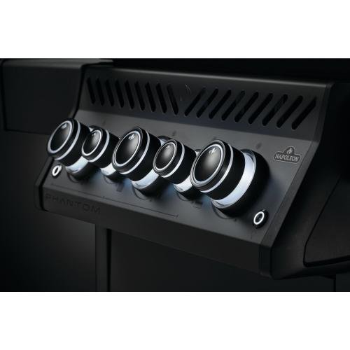 Napoleon Phantom Rogue SE 425 RSIB Propane Gas Grill with Infrared Rear & Side Burner - Black