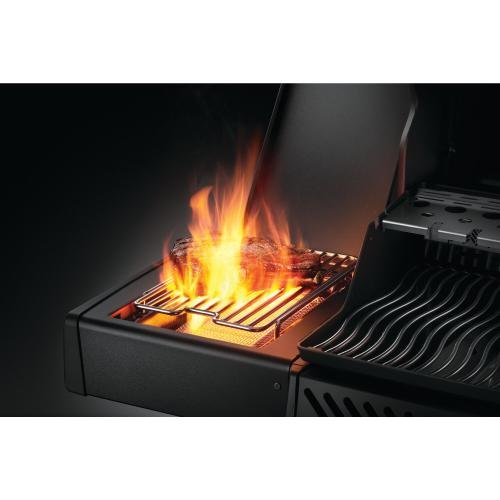 Napoleon Phantom Rogue SE 425 RSIB Propane Gas Grill with Infrared Rear & Side Burner - Black