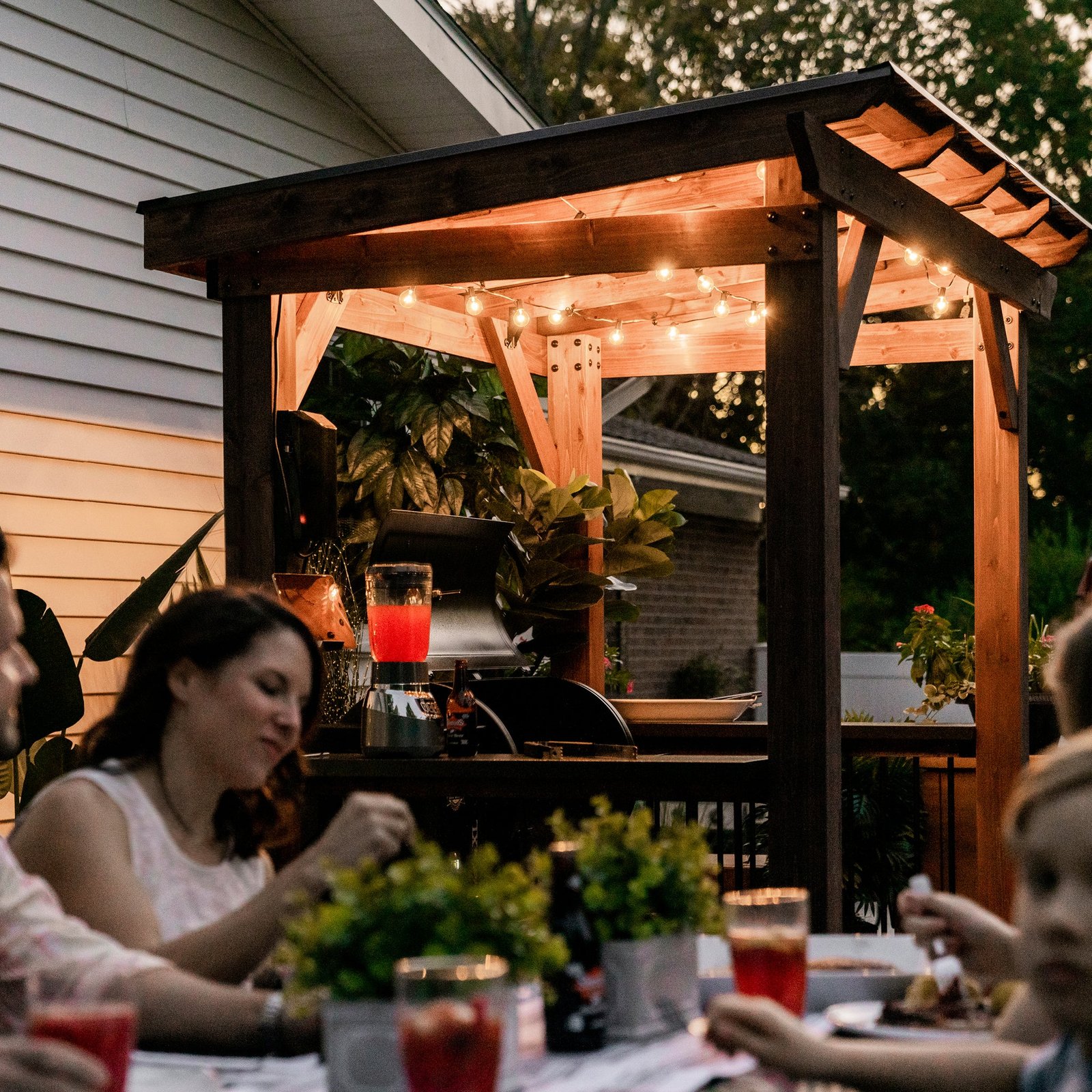 Backyard Discovery SAXONY GRILL GAZEBO 8.5 ft. x 5.5 ft.