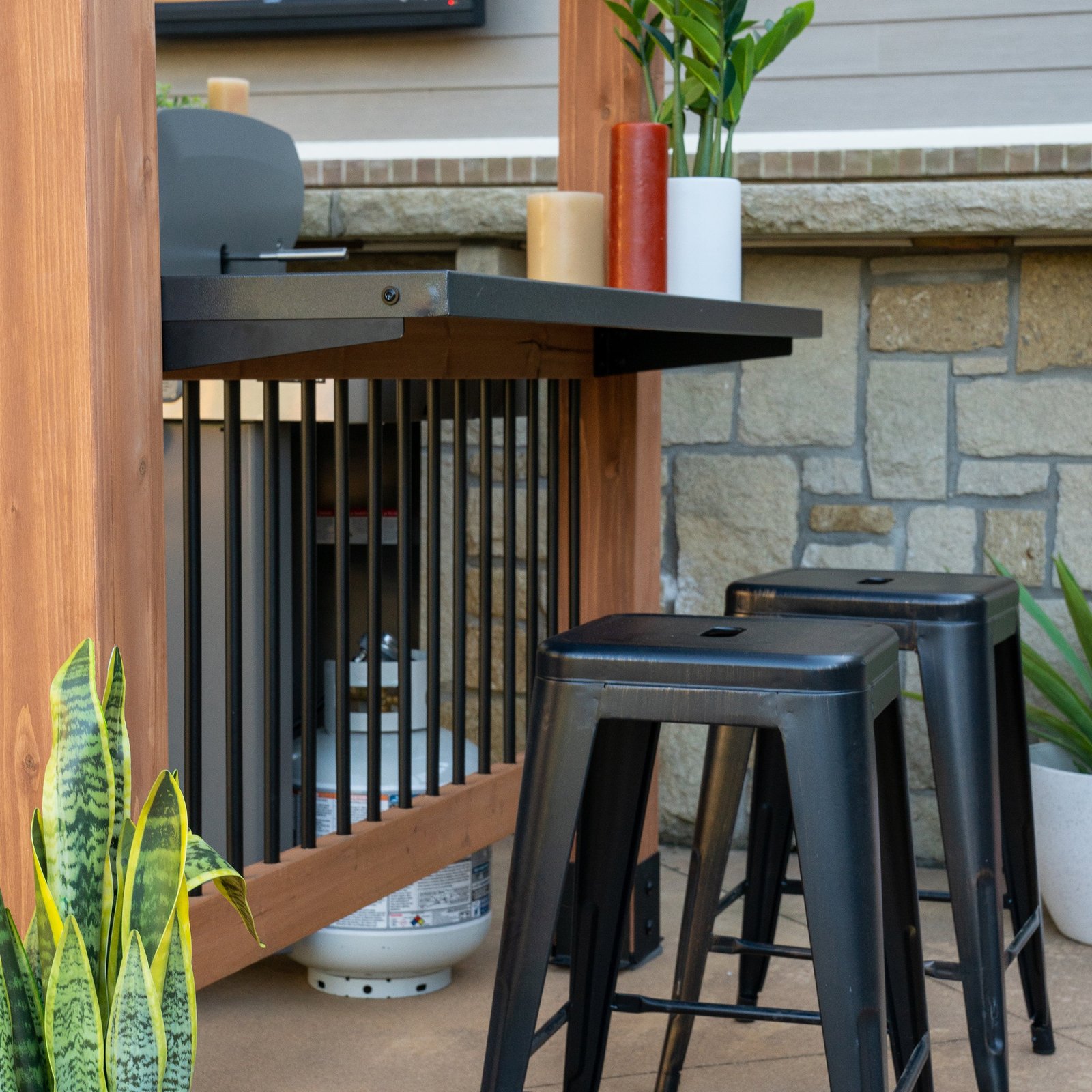 Backyard Discovery Saxony Xl Grill Gazebo 12.5 ft. x 6.5 ft.