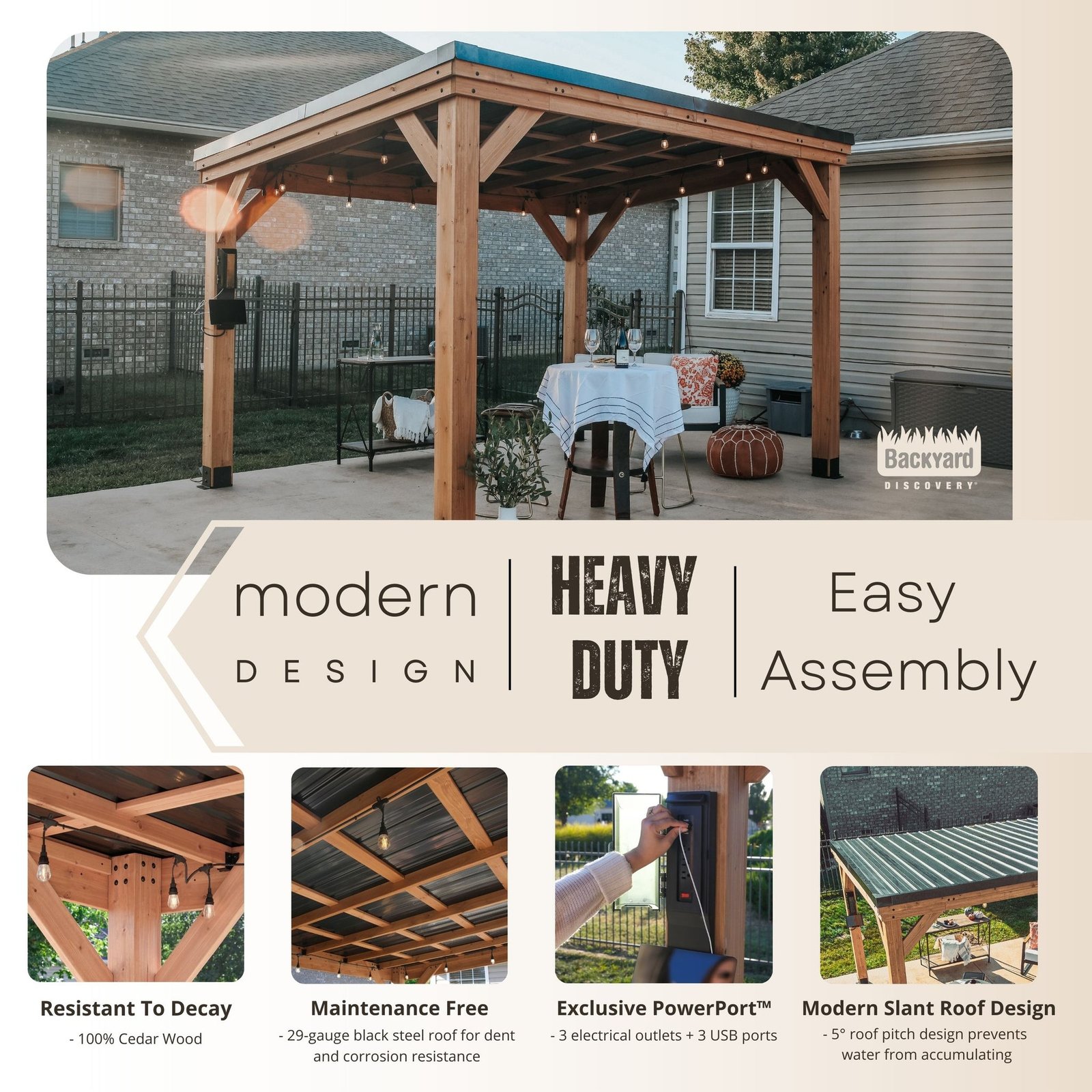 12X9.5 ARCADIA GAZEBO