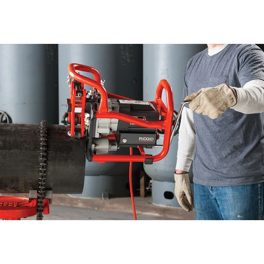 RIDGID 49298 B-500 Portable Pipe Beveller With 37-1/2 Degree Cutter Head