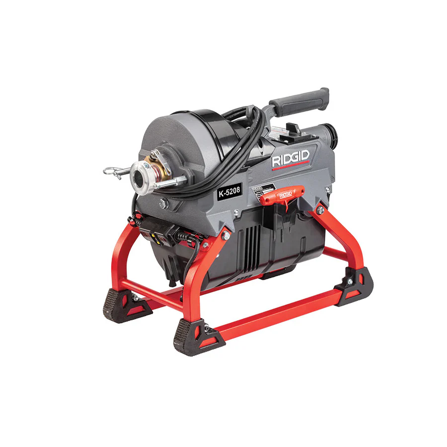 RIDGID 61688 K-5208, 115V 60Hz Sectional Drain Cleaner With Guide Hose