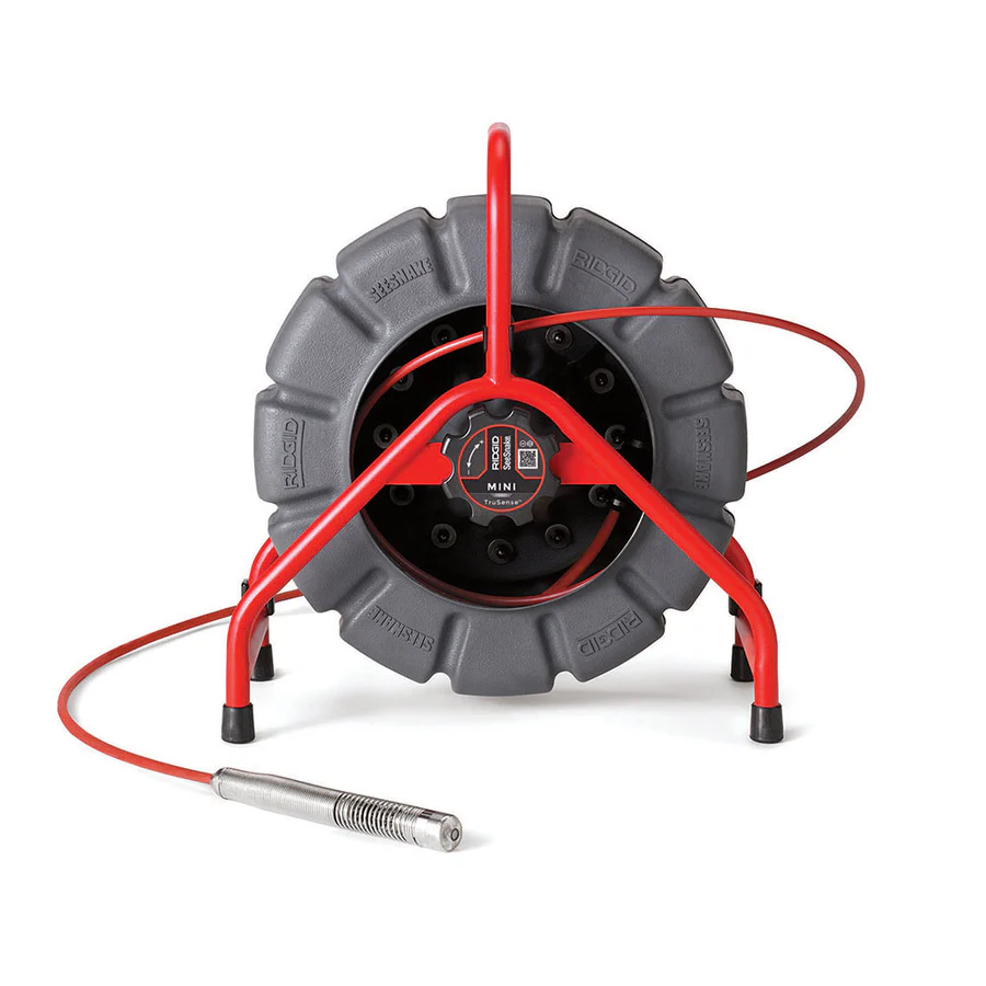 RIDGID 63628 200' Mini 30mm TruSense Self-Leveling Color Reel