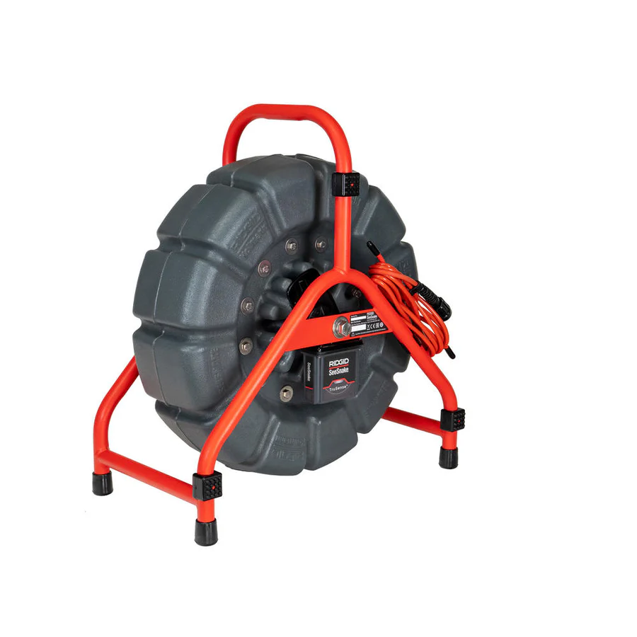 RIDGID 63628 200' Mini 30mm TruSense Self-Leveling Color Reel