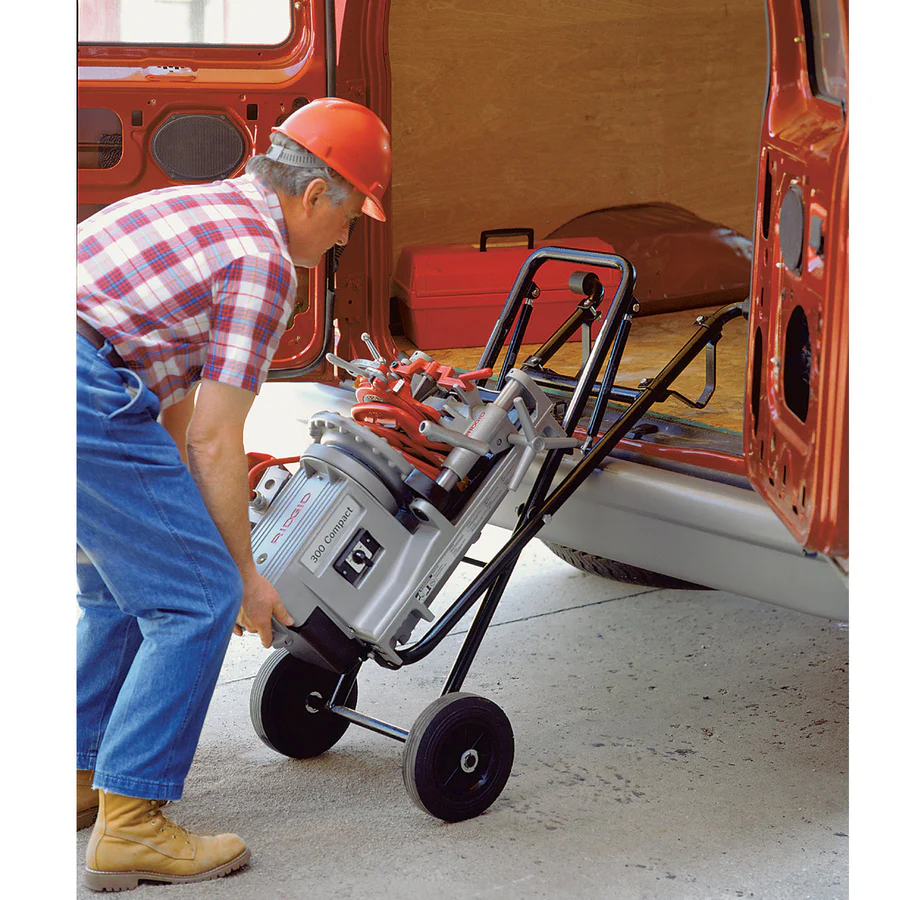 RIDGID 75602 52 RPM 300 Compact Pipe Threading Machine w/ 250 stand