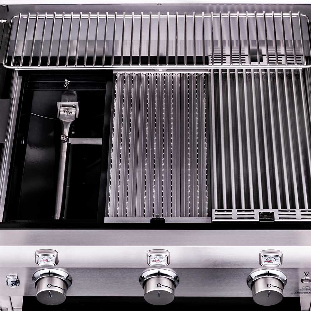 Saber Grills Stainless 670 40-Inch 4-Burner Built-In Infrared Natural Gas Grill