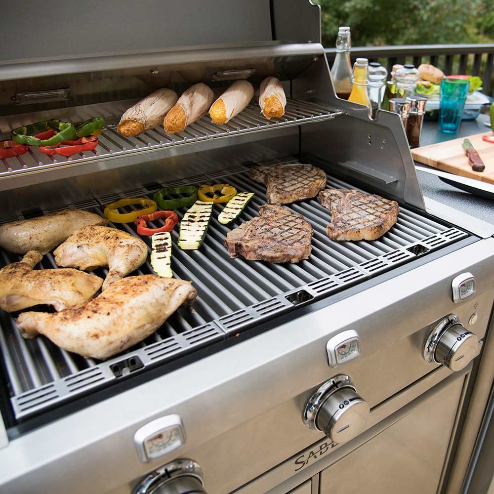 Saber Grills Stainless 670 40-Inch 4-Burner Built-In Infrared Natural Gas Grill