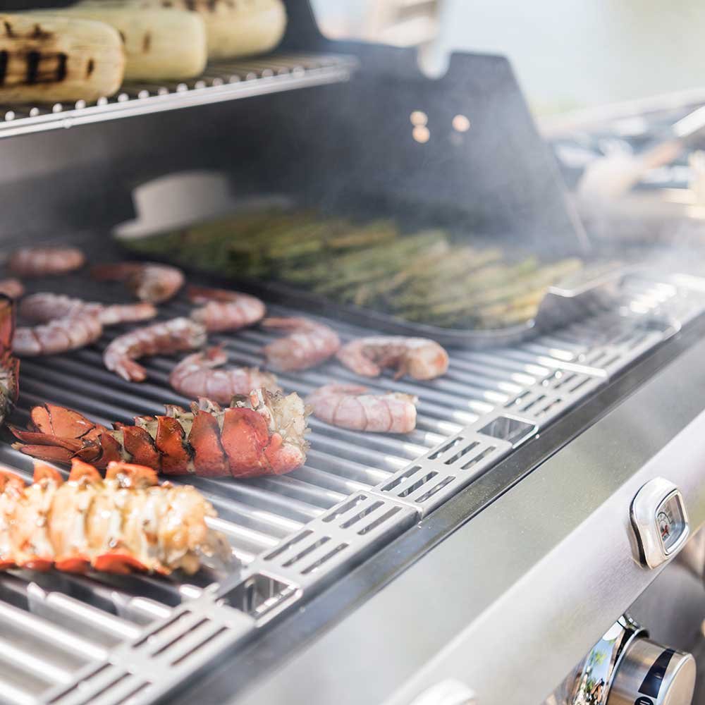 Saber Grills Stainless 670 40-Inch 4-Burner Built-In Infrared Natural Gas Grill