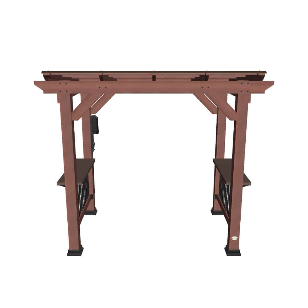 Backyard Discovery SAXONY GRILL GAZEBO 8.5 ft. x 5.5 ft.