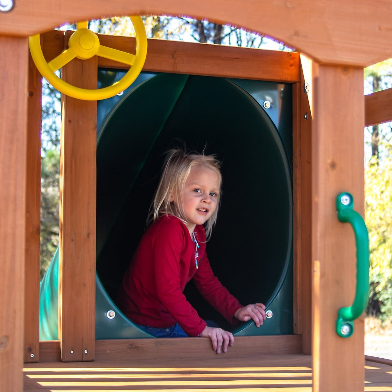 Outing w/ Tube Slide Swing Set