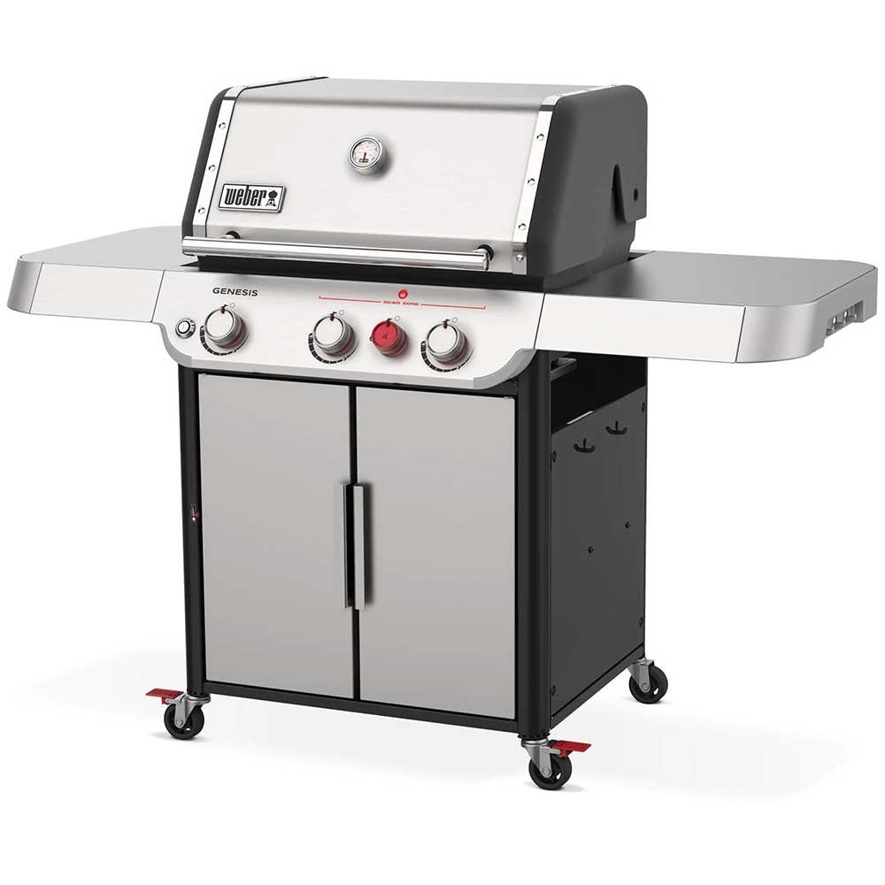 Weber Grills Genesis S-325s Propane Gas Grill with Sear Burner - Stainless Steel