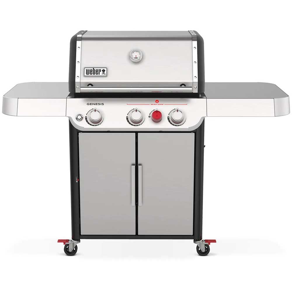Weber Grills Genesis S-325s Natural Gas Grill with Sear Burner - Stainless Steel