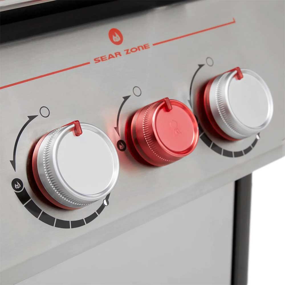 Weber Grills Genesis S-325s Propane Gas Grill with Sear Burner - Stainless Steel