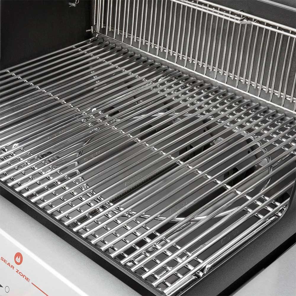 Weber Grills Genesis SPX-435 Propane Gas Smart Grill with Sear Burner & Side Burner - Stainless Steel