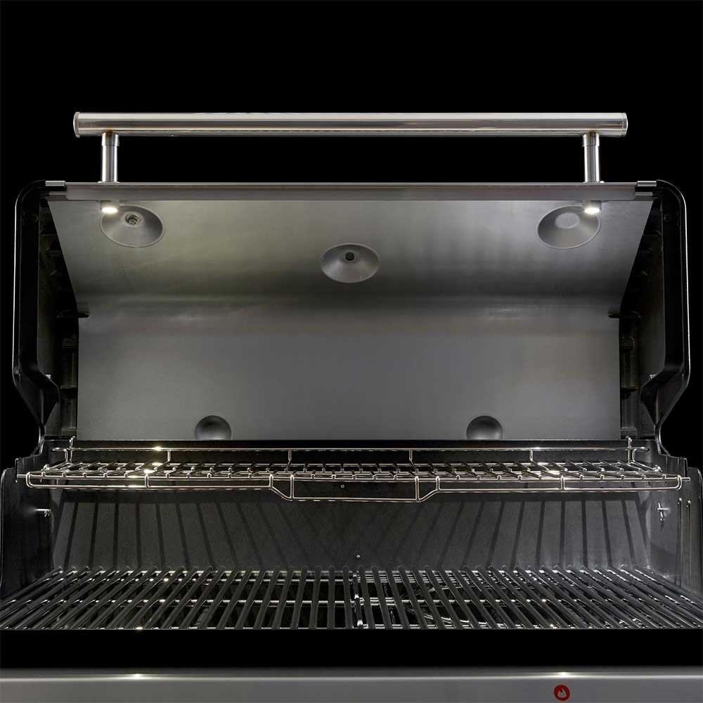 Weber Grills Genesis SPX-435 Propane Gas Smart Grill with Sear Burner & Side Burner - Stainless Steel