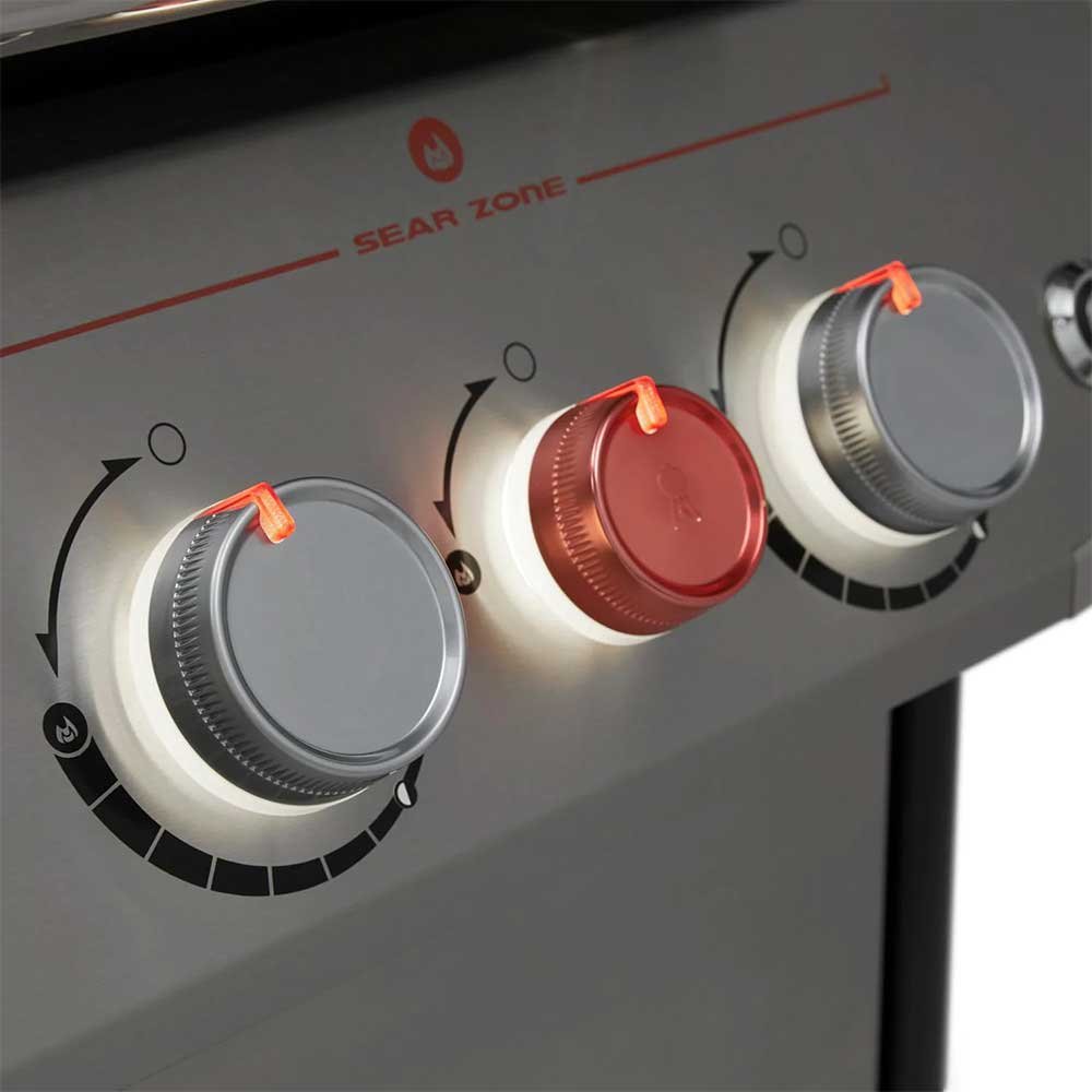 Weber Grills Genesis SPX-435 Propane Gas Smart Grill with Sear Burner & Side Burner - Stainless Steel