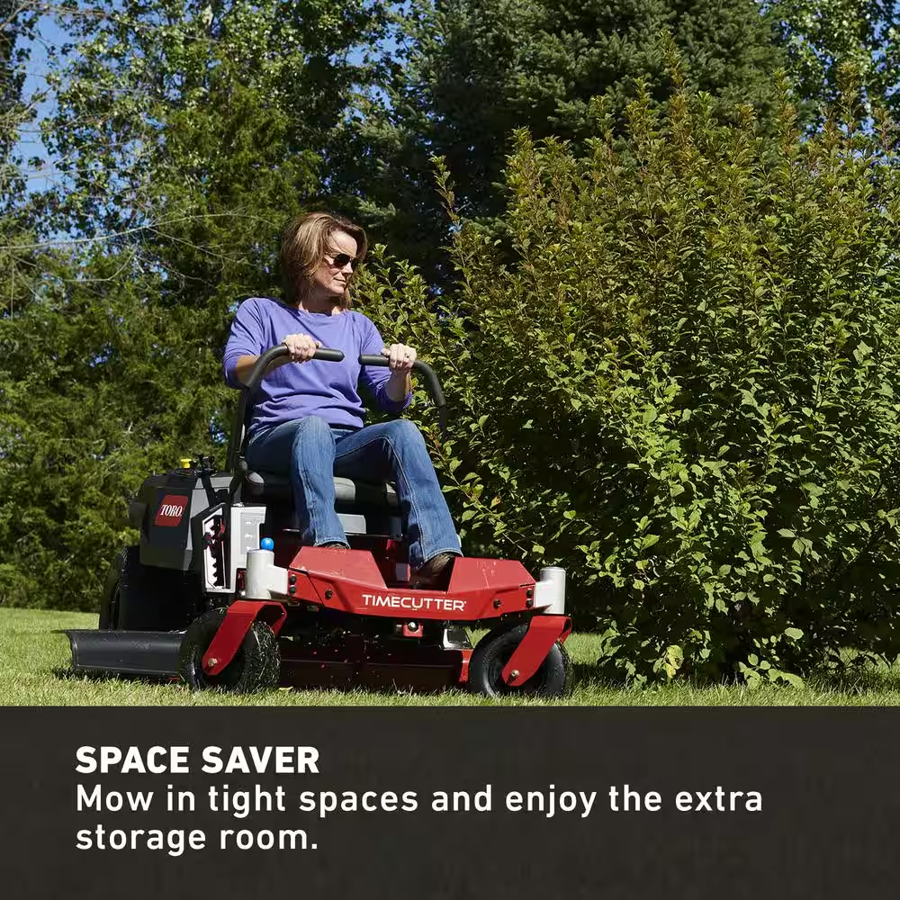 Timecutter 42 In. Briggs and Stratton 22 HP V-Twin Gas Dual Hydrostatic Zero Turn Riding Mower with Smart Speed