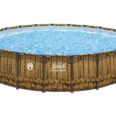 Coleman Power Steel 22′ x 52″ Round Above Ground Pool Set