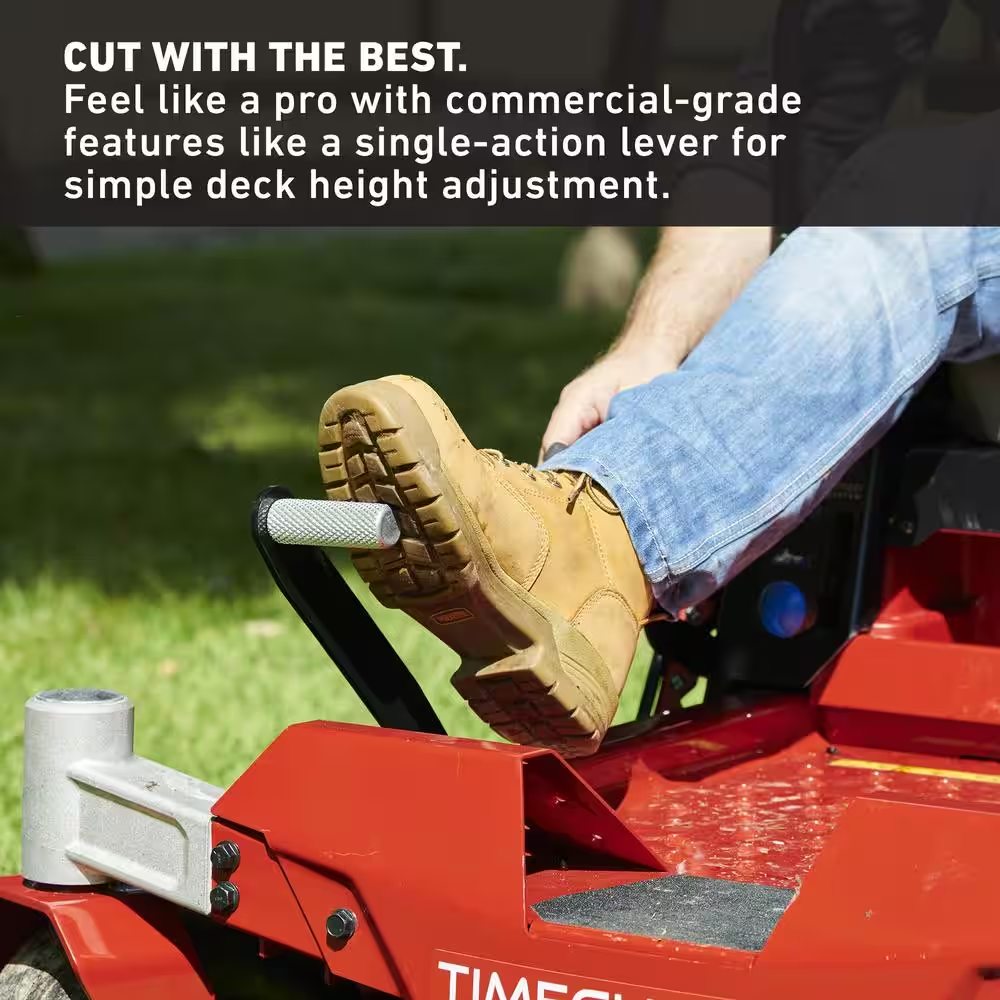 50 In. 23 HP Timecutter Ironforged Deck Kawasaki V-Twin Gas Dual Hydrostatic Zero Turn Riding Mower